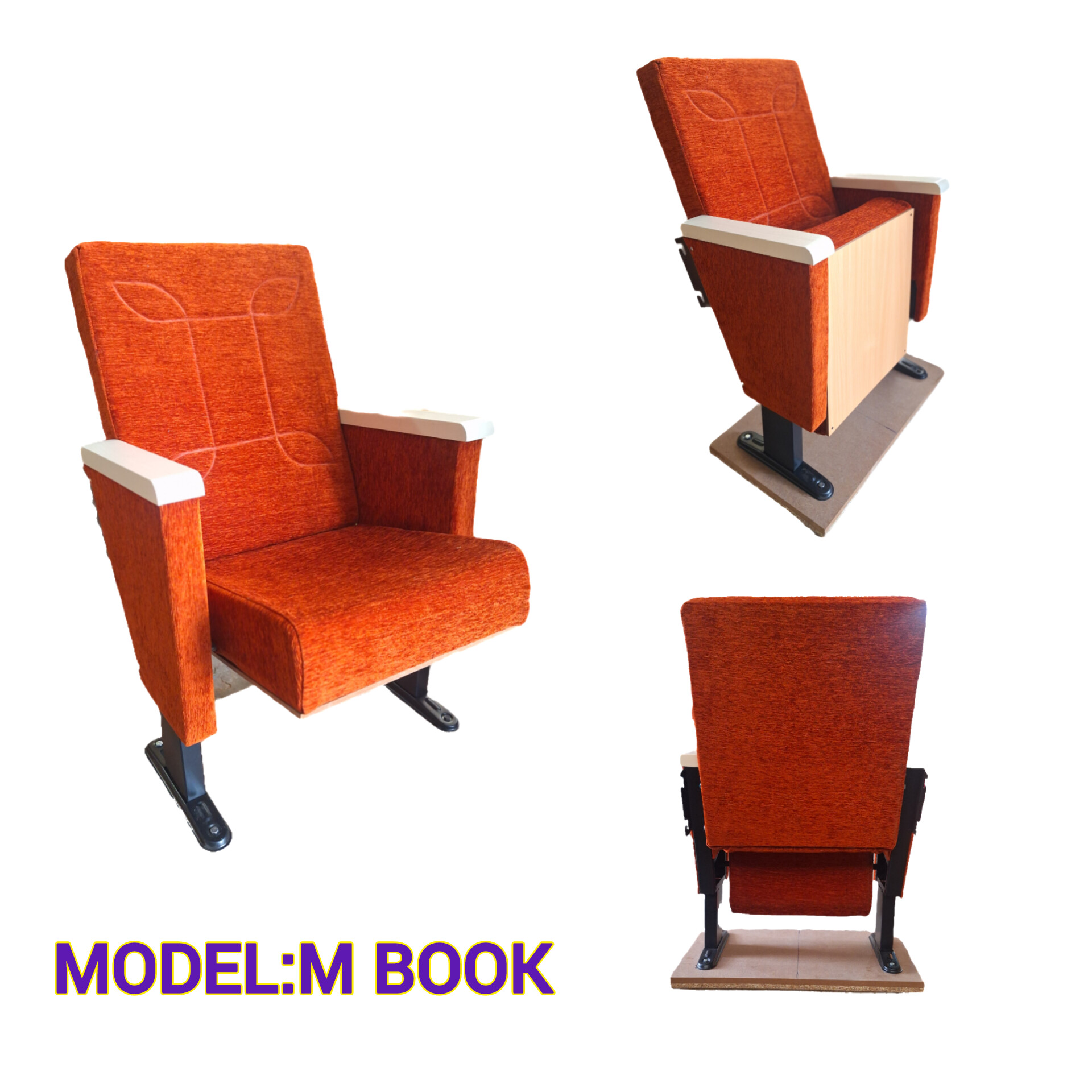 صندلی سینمایی و آمفی تئاتر آراز مدل M_BOOK