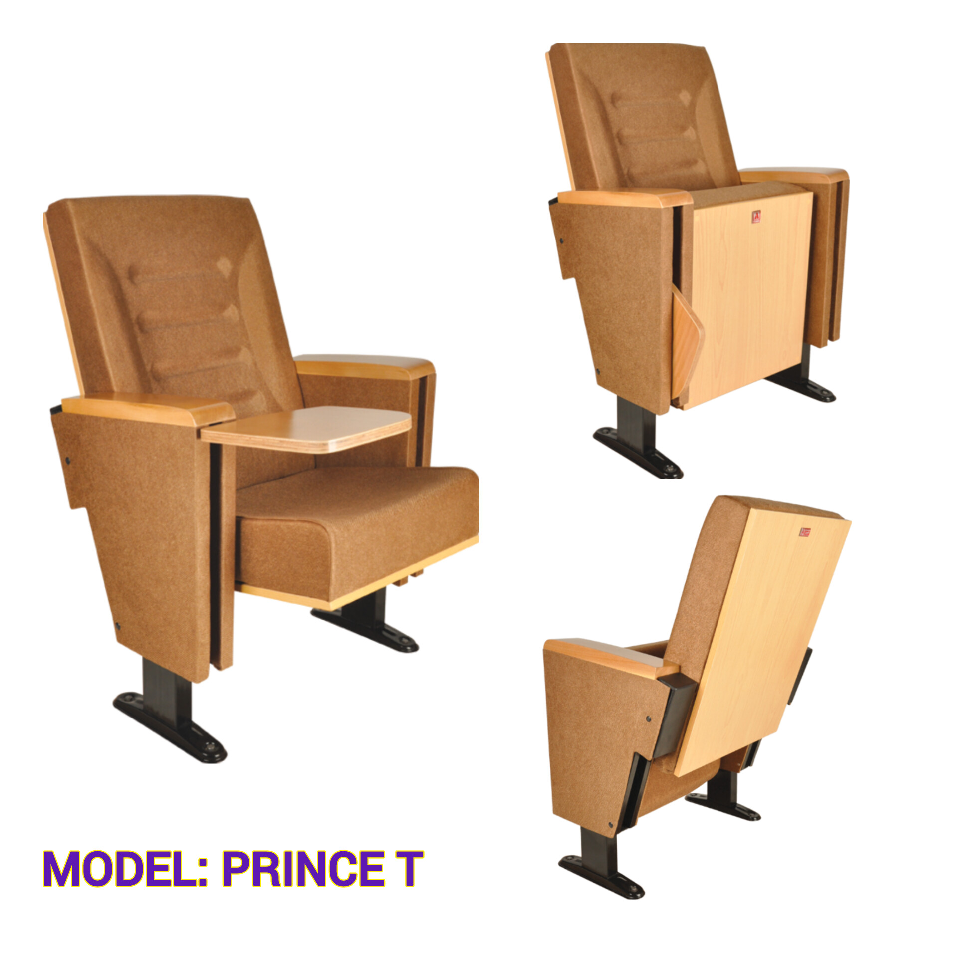 صندلی سینمایی و آمفی تئاتر آراز مدل Prince T